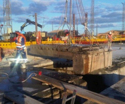 Borecut's-challenging-Renovation-on-Shipping-Doc-in-Mozambique-1