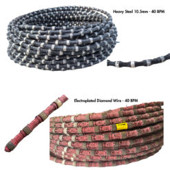 Diamond Wire 10.5 Concrete Wire 40BPM Rubber
